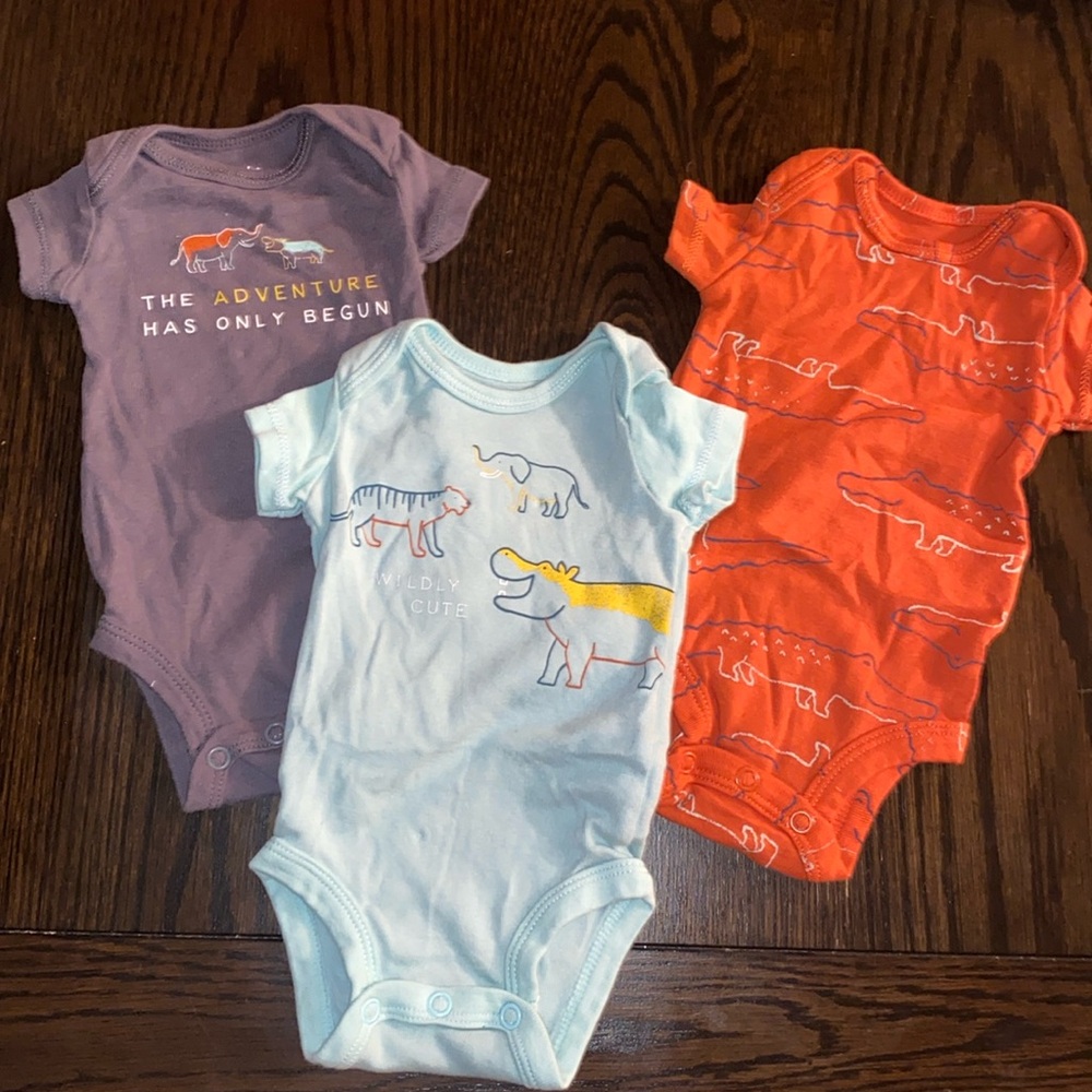 Safari 3 Pack Newborn boys